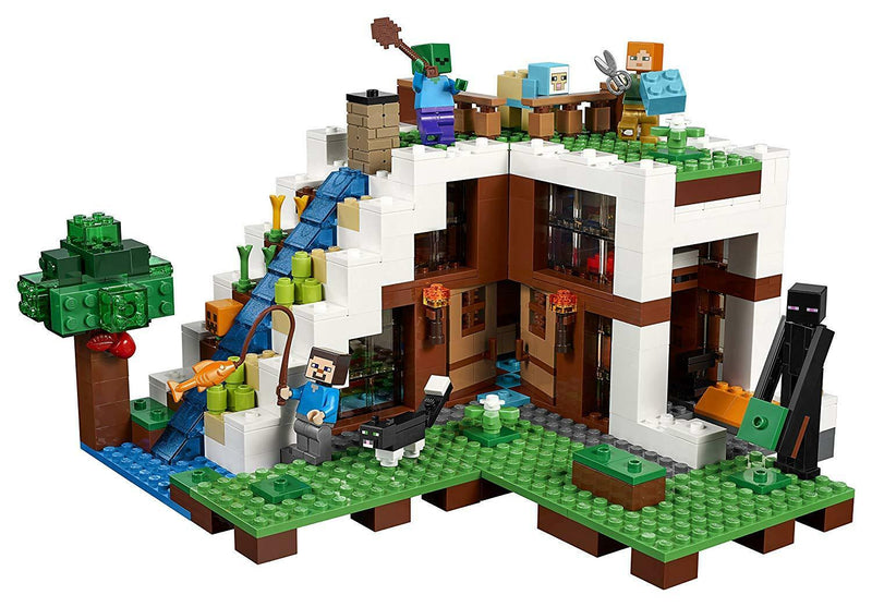 LEGO Minecraft: The Waterfall Base - 729 Piece Building Kit [LEGO, #21134] LEGO LEGO   