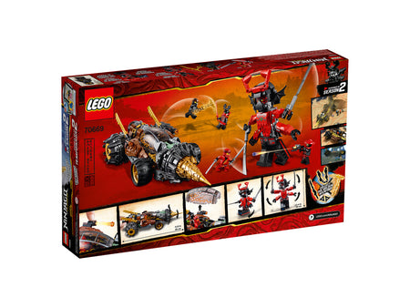 LEGO Ninjago Legacy: Cole's Earth Driller - 587 Piece Building Kit [LEGO, #70669] LEGO LEGO   