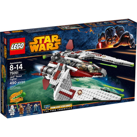 LEGO Star Wars: Jedi Scout Fighter - 490 Piece Building Kit [LEGO, #75051] LEGO LEGO   