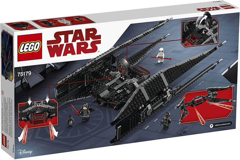 LEGO Star Wars: Kylo Ren's TIE Fighter - 630 Piece Building Kit [LEGO, #75179] LEGO LEGO   