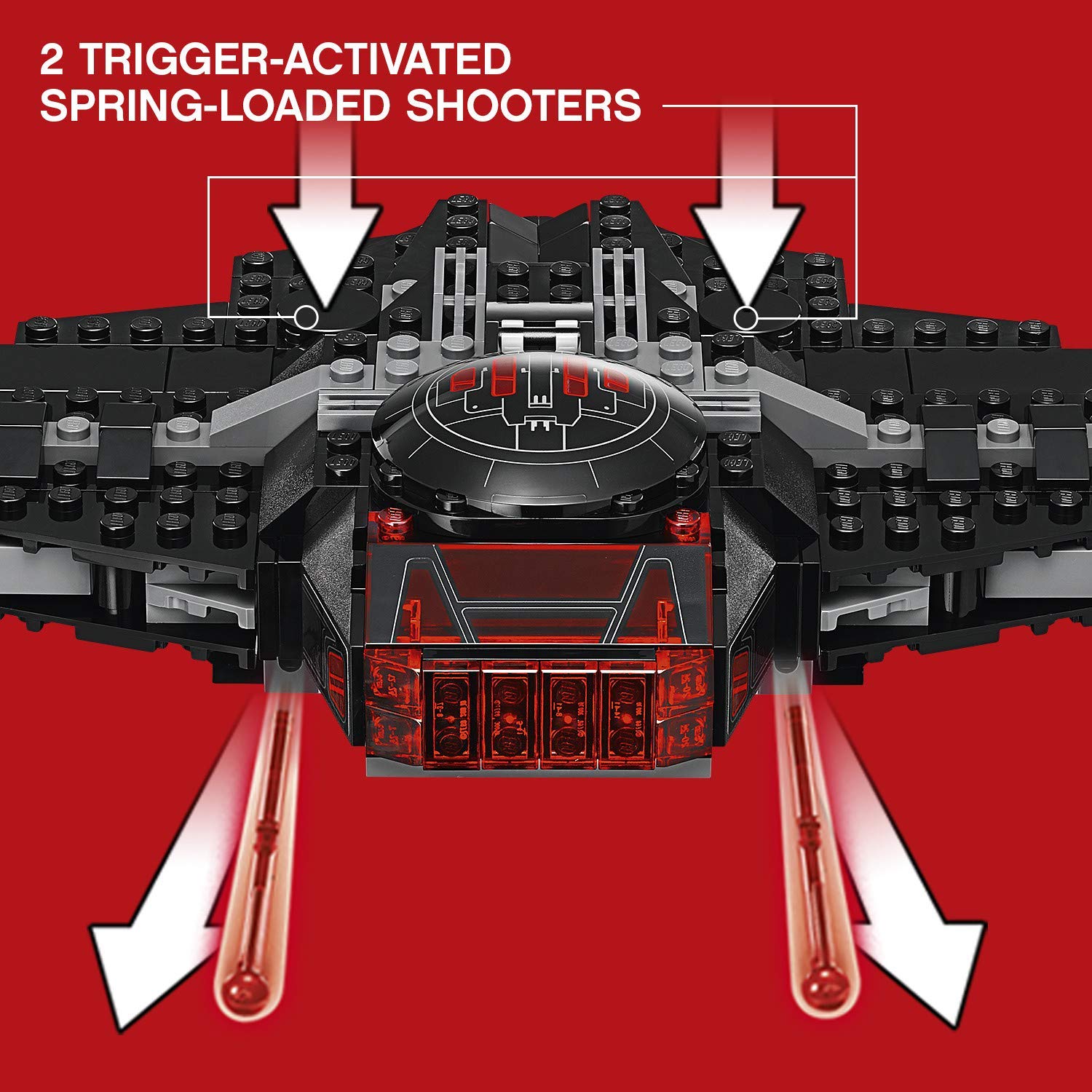 LEGO Star Wars Kylo Ren s TIE Fighter 630 Piece Building Kit LEGO Shopville