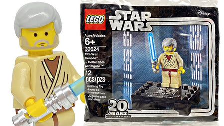 LEGO Star Wars: Obi-Wan Kenobi 20th Anniversary Collectible Minifigure - 13 Piece Building Kit [LEGO, #30624] LEGO LEGO   