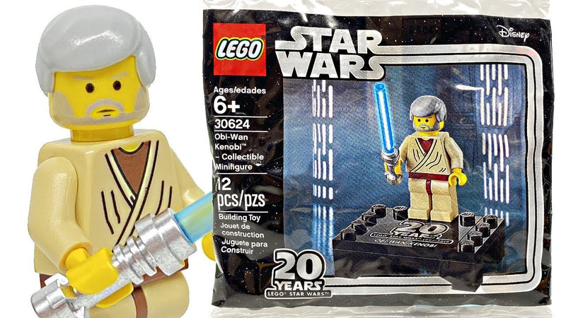LEGO Star Wars: Obi-Wan Kenobi 20th Anniversary Collectible Minifigure - 13 Piece Building Kit [LEGO, #30624] LEGO LEGO   