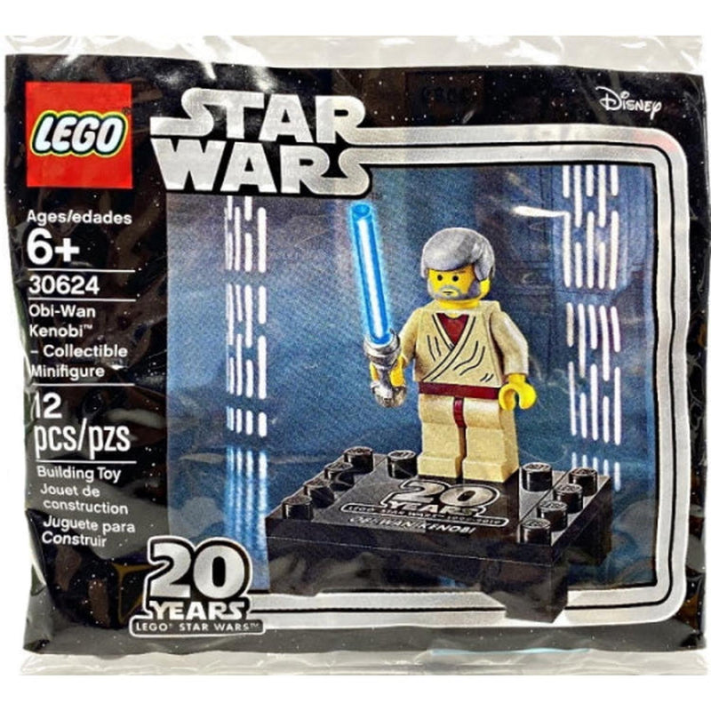 LEGO Star Wars: Obi-Wan Kenobi 20th Anniversary Collectible Minifigure - 13 Piece Building Kit [LEGO, #30624] LEGO LEGO   