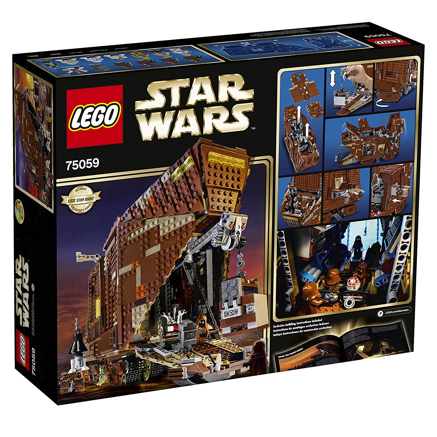Lego sandcrawler star wars on sale