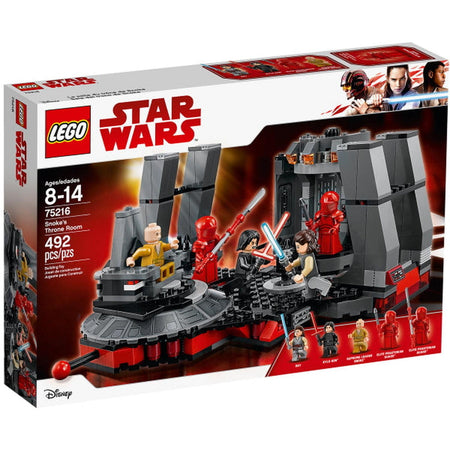 LEGO Star Wars: Snoke's Throne Room - 492 Piece Building Kit [LEGO, #75216] LEGO LEGO   