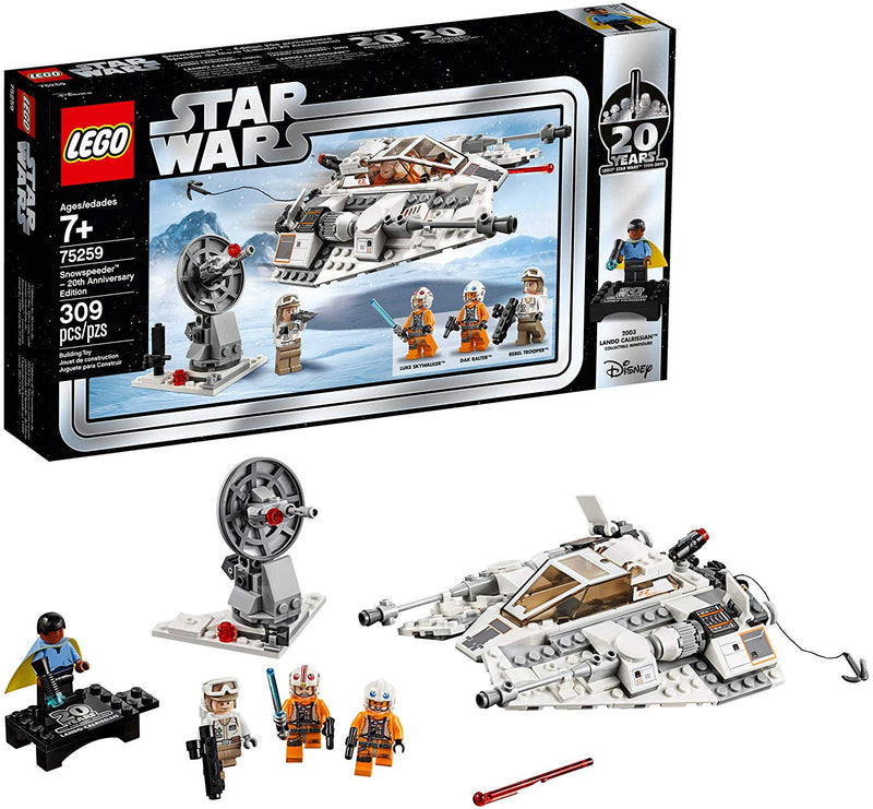 LEGO Star Wars: Snowspeeder - 20th Anniversary Edition - 309 Piece Building Kit [LEGO, #75259] LEGO LEGO   