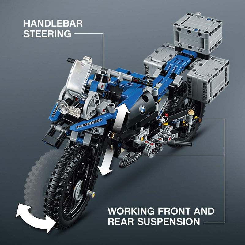 LEGO Technic: BMW R 1200 GS Adventure - 603 Piece Building Kit [LEGO, #42063] LEGO LEGO   