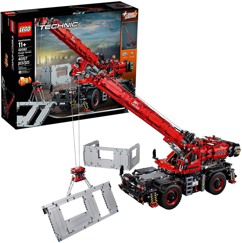 LEGO Technic: Rough Terrain Crane - 4057 Piece Building Kit [LEGO, #42082] LEGO LEGO   