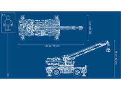 LEGO Technic: Rough Terrain Crane - 4057 Piece Building Kit [LEGO, #42082] LEGO LEGO   
