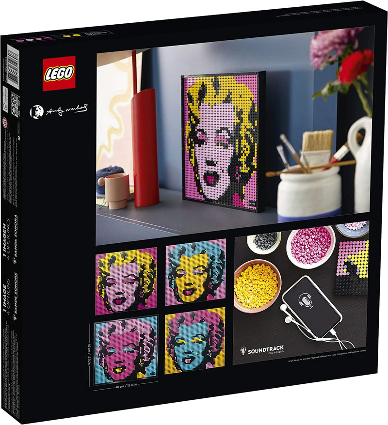 LEGO Art: Andy Warhol's Marilyn Monroe - 3341 Piece Building Set [LEGO, #31197] LEGO LEGO   