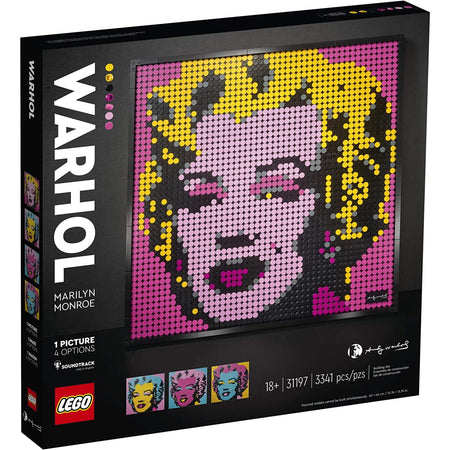 LEGO Art: Andy Warhol's Marilyn Monroe - 3341 Piece Building Set [LEGO, #31197] LEGO LEGO   