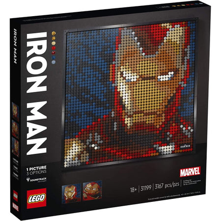 LEGO Art: Marvel Studios Iron Man - 3167 Piece Building Kit [LEGO, #31199] LEGO LEGO   