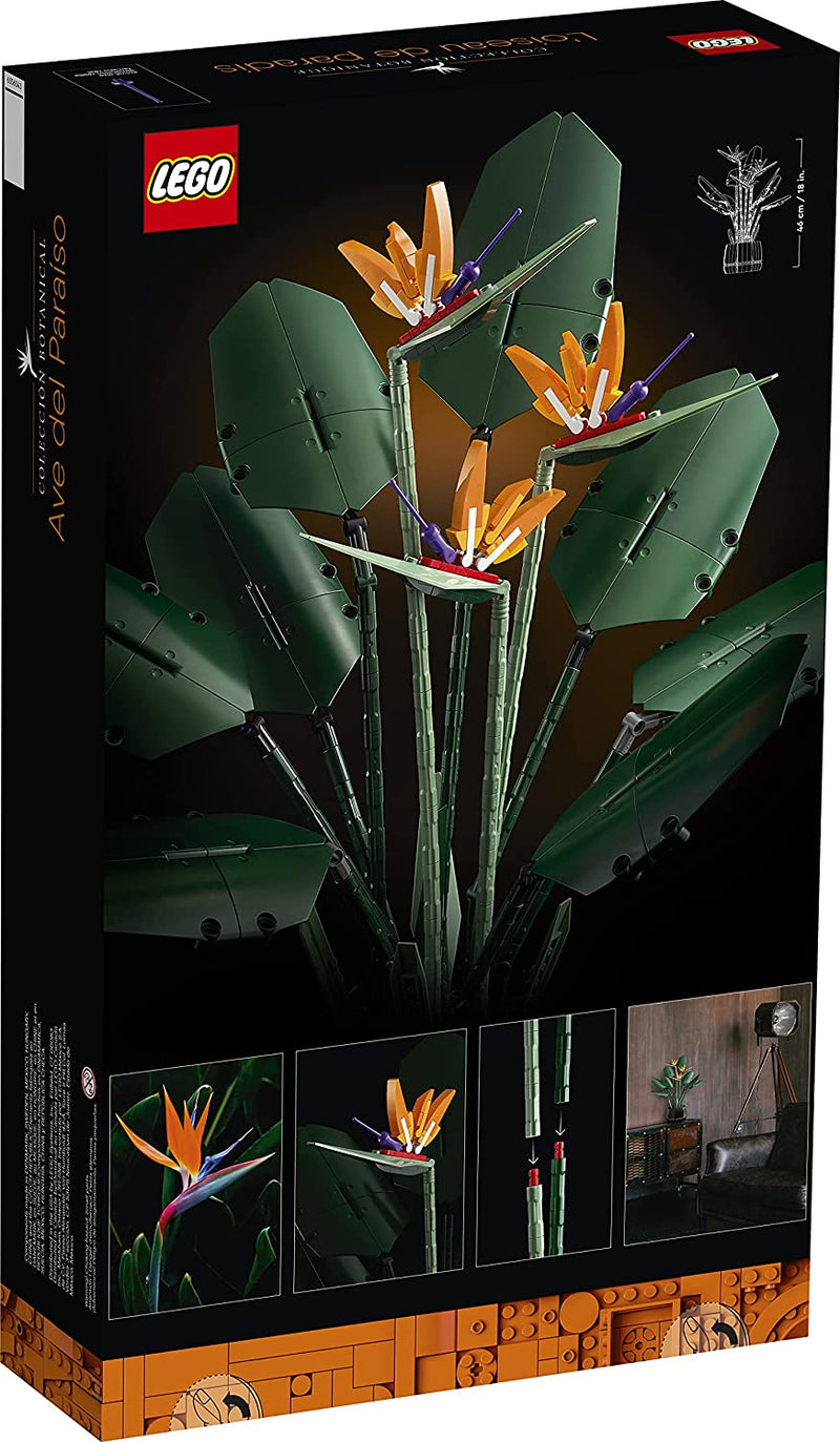 LEGO Botanical Collection: Bird of Paradise - 1173 Piece Building Kit [LEGO, #10289] LEGO LEGO   