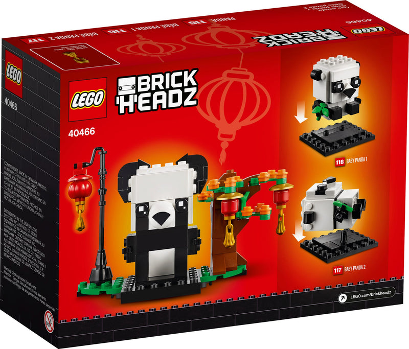 LEGO BrickHeadz: Chinese New Year Pandas - 249 Piece Building Kit [LEGO, #40466] LEGO LEGO   