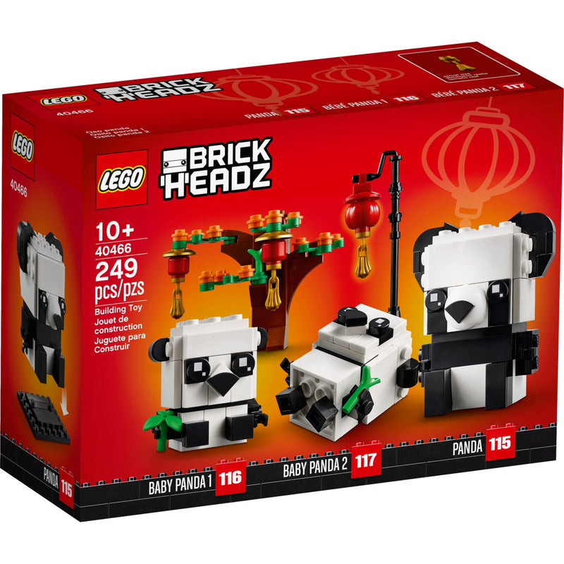 LEGO BrickHeadz: Chinese New Year Pandas - 249 Piece Building Kit [LEGO, #40466] LEGO LEGO   