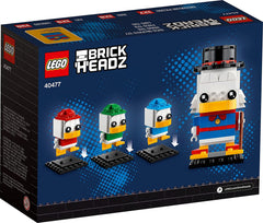 LEGO BrickHeadz: Disney Ducktales - Scrooge McDuck, Huey, Dewey & Louie - 340 Piece Building Kit [LEGO, #40477] LEGO LEGO   