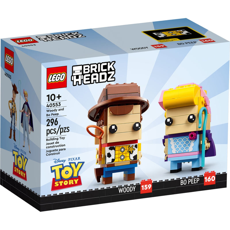 LEGO BrickHeadz: Disney Pixar's Toy Story - Woody and Bo Peep - 296 Piece Building Kit [LEGO, #40553] LEGO LEGO   