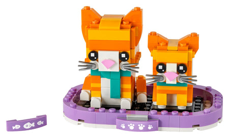 LEGO BrickHeadz: Pets - Ginger Tabby - 269 Piece Building Kit [LEGO, #40480] LEGO LEGO   