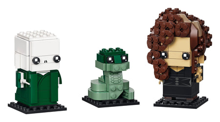 LEGO BrickHeadz: Harry Potter - Voldemort, Nagini & Bellatrix - 344 Piece Building Kit [LEGO, #40496] LEGO LEGO   