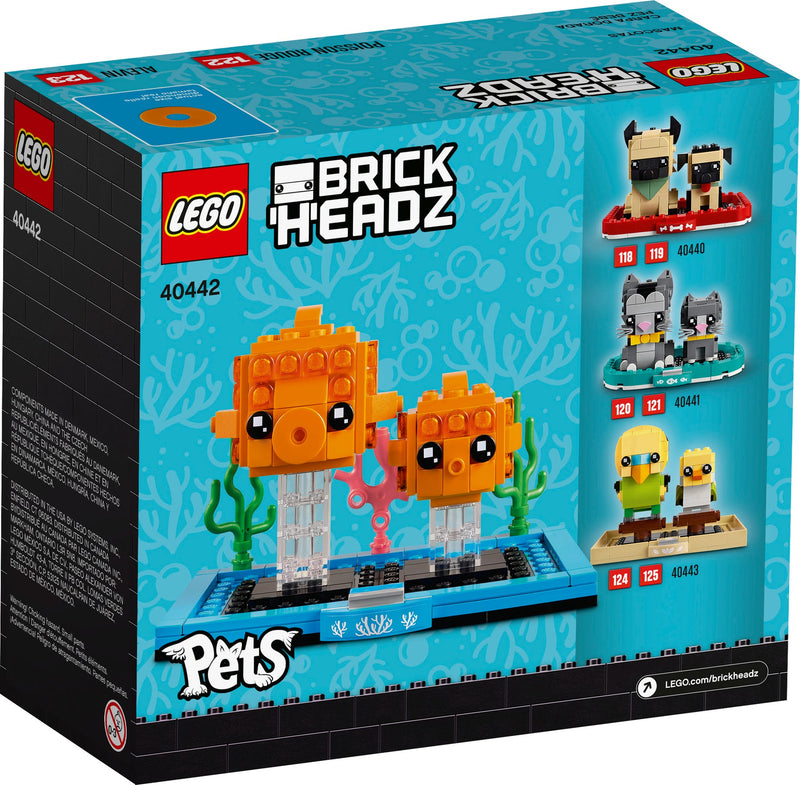 LEGO BrickHeadz: Pets - Goldfish - 186 Piece Building Kit [LEGO, #40442] LEGO LEGO   