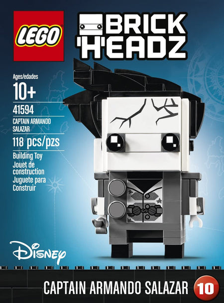 LEGO BrickHeadz: Pirates of the Caribbean - Captain Armando Salazar - 118 Piece Building Kit [LEGO, #41594] LEGO LEGO   