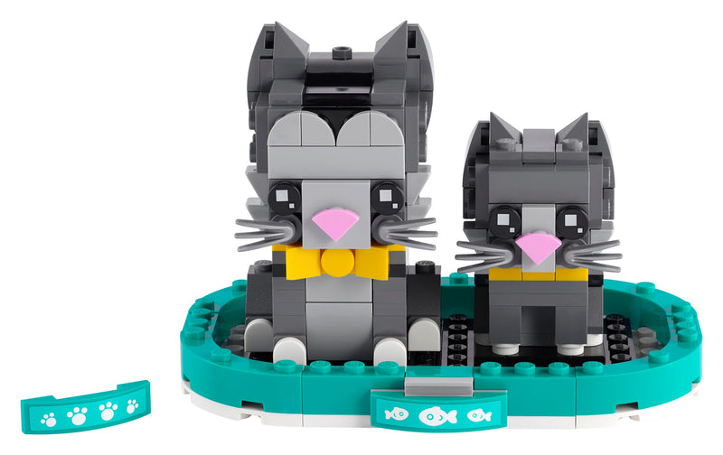 LEGO BrickHeadz: Pets - Shorthair Cats - 250 Piece Building Kit [LEGO, #40441] LEGO LEGO   