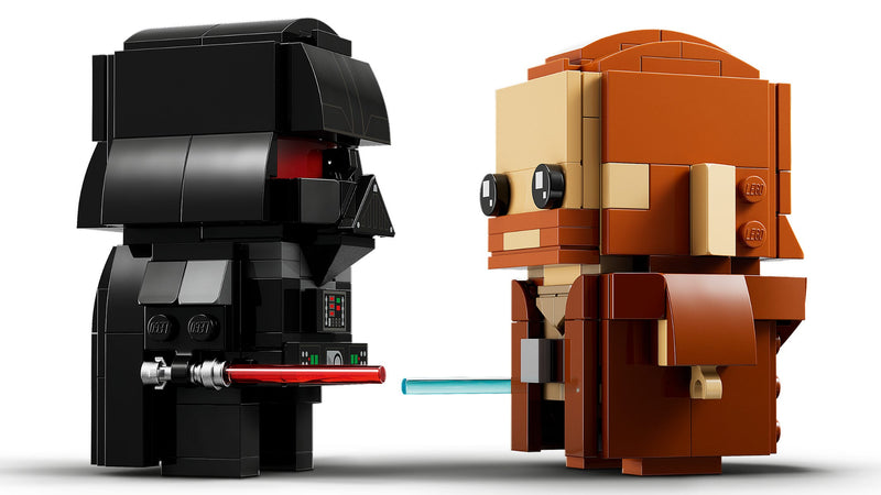 LEGO BrickHeadz: Star Wars - Obi-Wan Kenobi & Darth Vader - 260 Piece Building Kit [LEGO, #40547] LEGO LEGO   