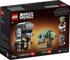 LEGO BrickHeadz: Star Wars - The Mandalorian & the Child - 295 Piece Building Kit [LEGO, #775317] LEGO LEGO   