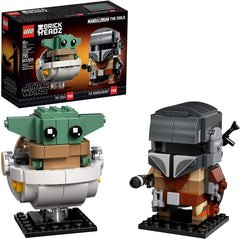 LEGO BrickHeadz: Star Wars - The Mandalorian & the Child - 295 Piece Building Kit [LEGO, #775317] LEGO LEGO   