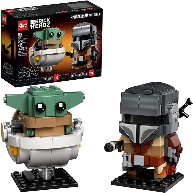 LEGO BrickHeadz: Star Wars - The Mandalorian & the Child - 295 Piece Building Kit [LEGO, #775317] LEGO LEGO   