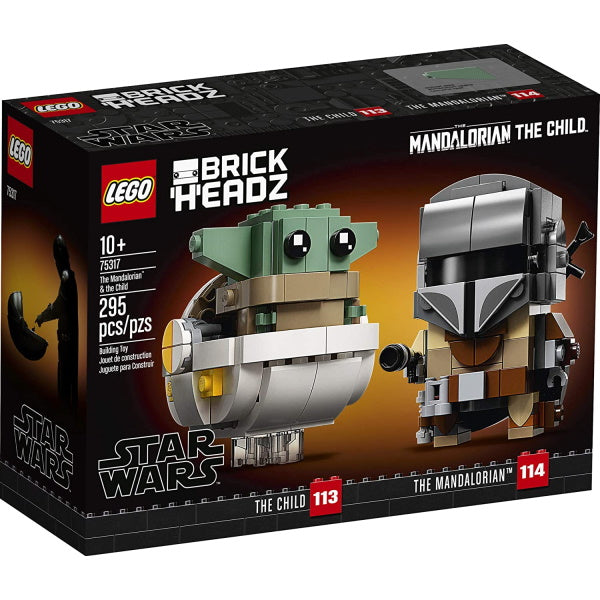 LEGO BrickHeadz: Star Wars - The Mandalorian & the Child - 295 Piece Building Kit [LEGO, #775317] LEGO LEGO   