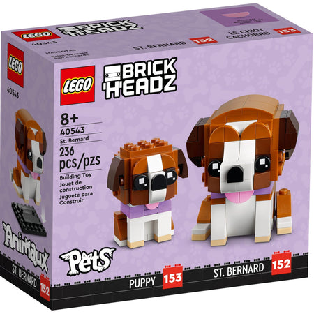 LEGO BrickHeadz: Pets - St. Bernard - 236 Piece Building Kit [LEGO, #40543] LEGO LEGO   