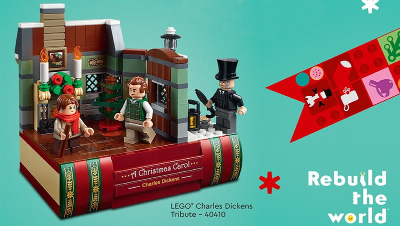 LEGO Charles Dickens Tribute - 333 Piece Building Kit [LEGO, #40410] LEGO LEGO   