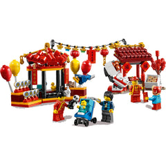 LEGO Chinese New Year Temple Fair - 1664 Piece Building Kit [LEGO, #80105] LEGO LEGO   