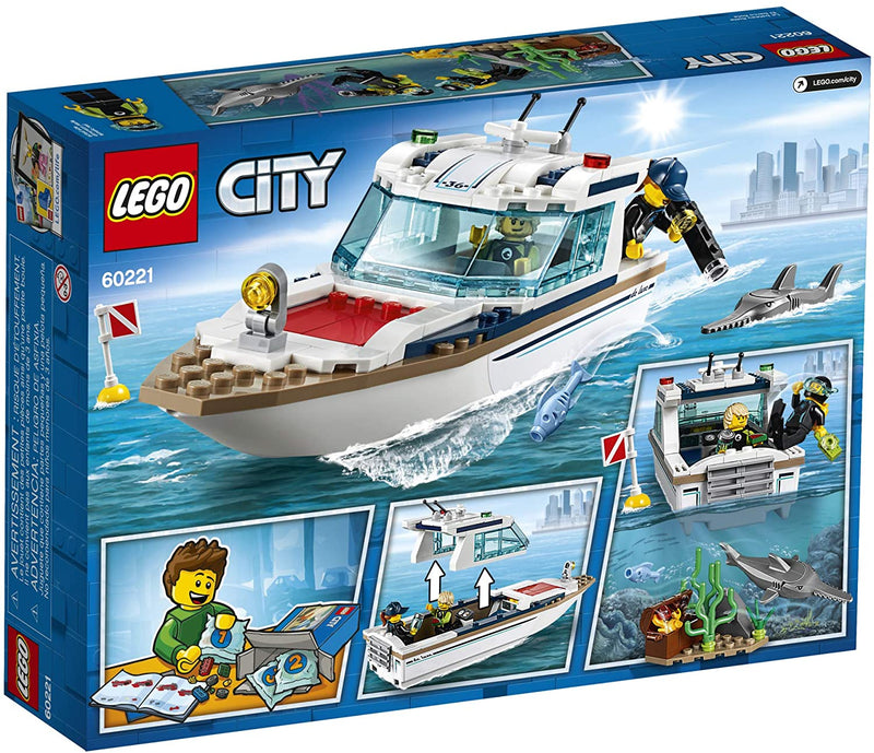 LEGO City: Diving Yacht - 148 Piece Building Set [LEGO, #60221] LEGO LEGO   