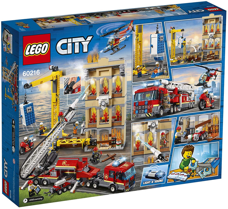 LEGO City: Downtown Fire Brigade - 943 Piece Building Kit [LEGO, #60216] LEGO LEGO   