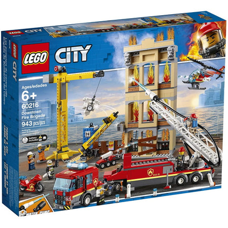 LEGO City: Downtown Fire Brigade - 943 Piece Building Kit [LEGO, #60216] LEGO LEGO   