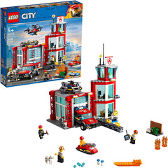 LEGO City: Fire Station - 509 Piece Building Kit [LEGO, #60215] LEGO LEGO   