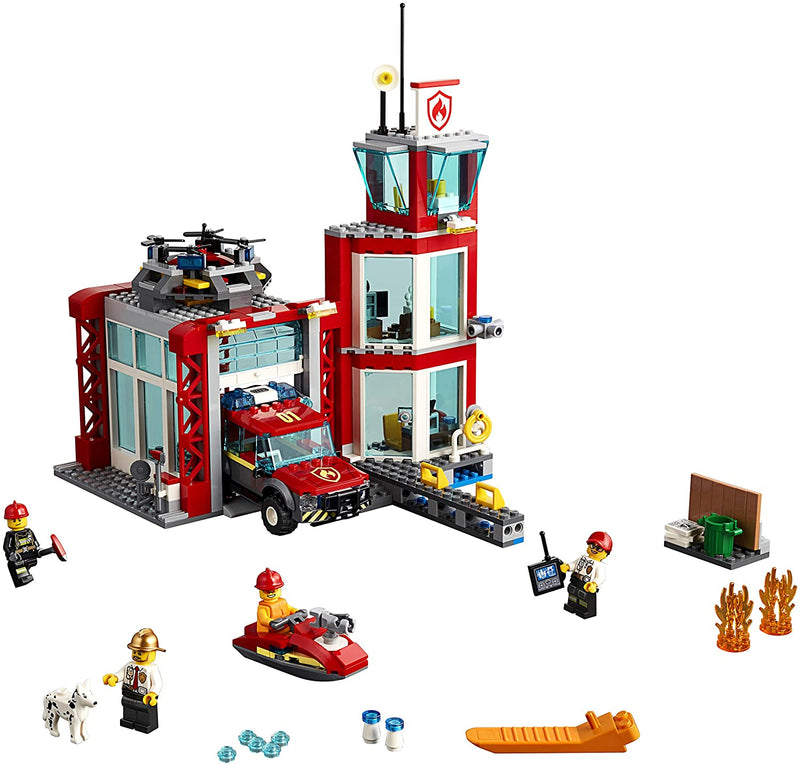 LEGO City: Fire Station - 509 Piece Building Kit [LEGO, #60215] LEGO LEGO   