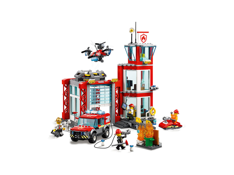 LEGO City: Fire Station - 509 Piece Building Kit [LEGO, #60215] LEGO LEGO   