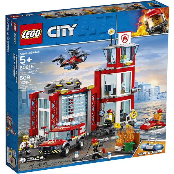 LEGO City: Fire Station - 509 Piece Building Kit [LEGO, #60215] LEGO LEGO   