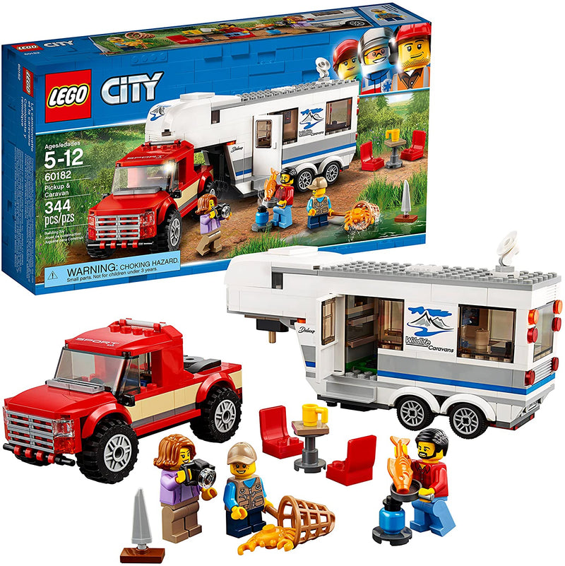 LEGO City: Pickup & Caravan - 344 Piece Building Kit [LEGO, #60182] LEGO LEGO   