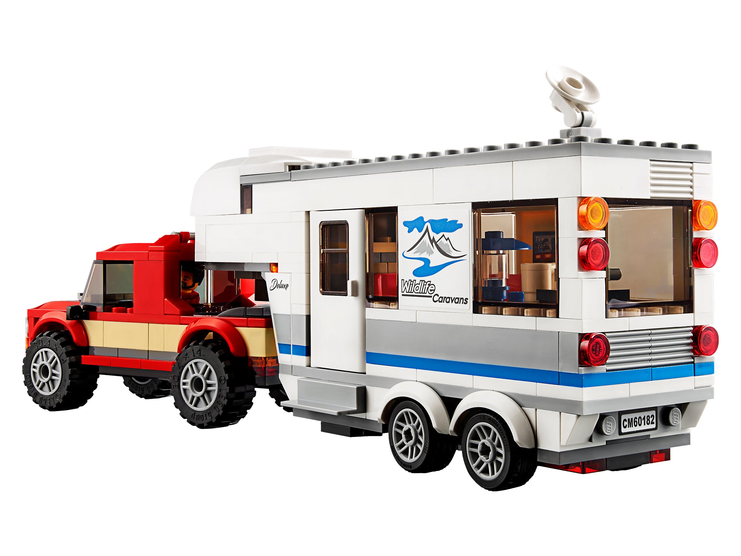 lego city pickup & caravan 60182 building kit