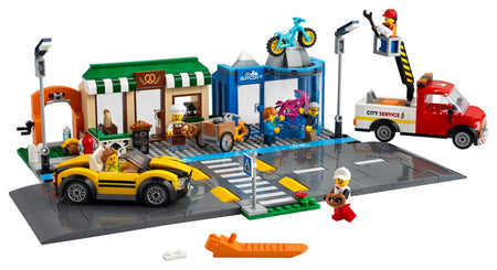 LEGO City: Shopping Street - 533 Piece Building Kit [LEGO, #60306] LEGO LEGO   