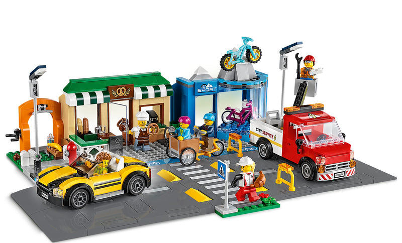 LEGO City: Shopping Street - 533 Piece Building Kit [LEGO, #60306] LEGO LEGO   