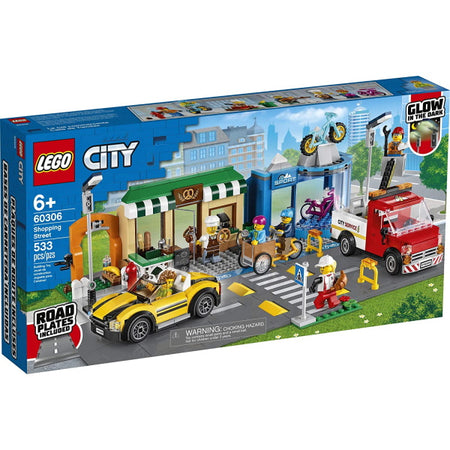 LEGO City: Shopping Street - 533 Piece Building Kit [LEGO, #60306] LEGO LEGO   