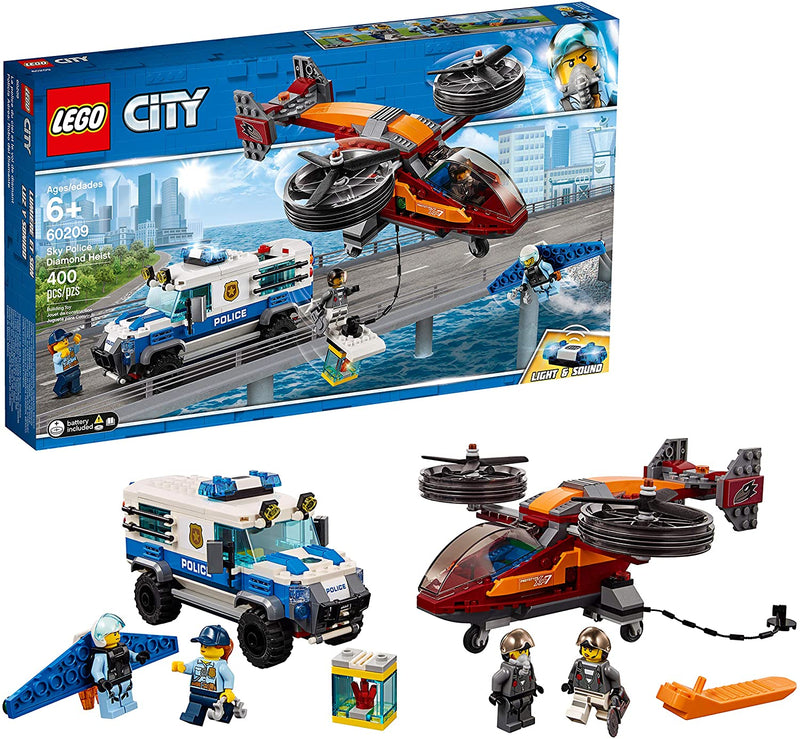 LEGO City: Sky Police Diamond Heist - 400 Piece Building Kit [LEGO, #60209] LEGO LEGO   