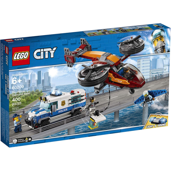 LEGO City: Sky Police Diamond Heist - 400 Piece Building Kit [LEGO, #60209] LEGO LEGO   