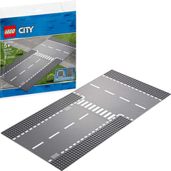 LEGO City: Straight and T-Junction - 2 Piece Building Set [LEGO, #60236] LEGO LEGO   